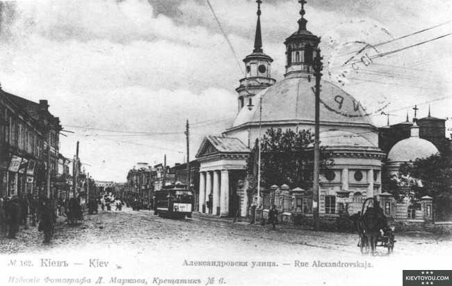 Почтовая площадь в Киеве, фотография начала 1900-х годов