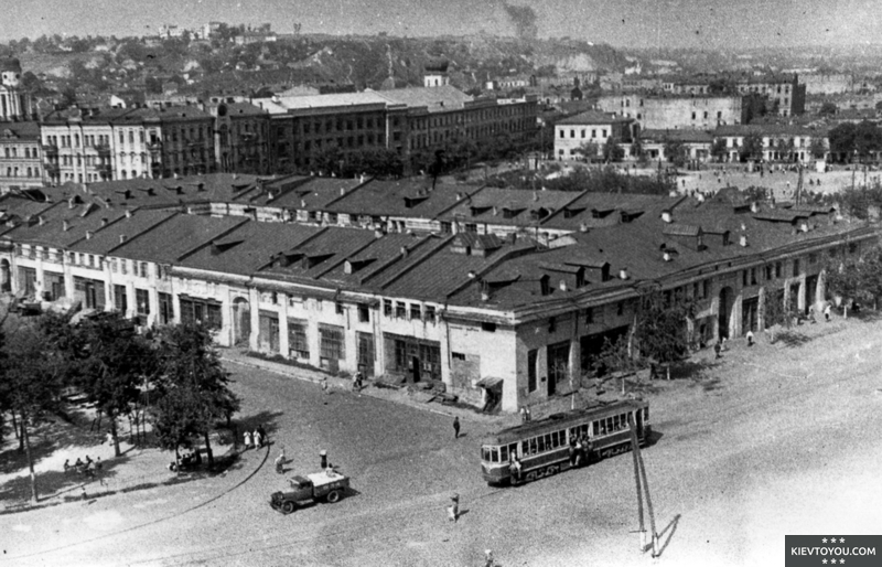 Гостиный двор в Киеве, фотография 1910-х годов